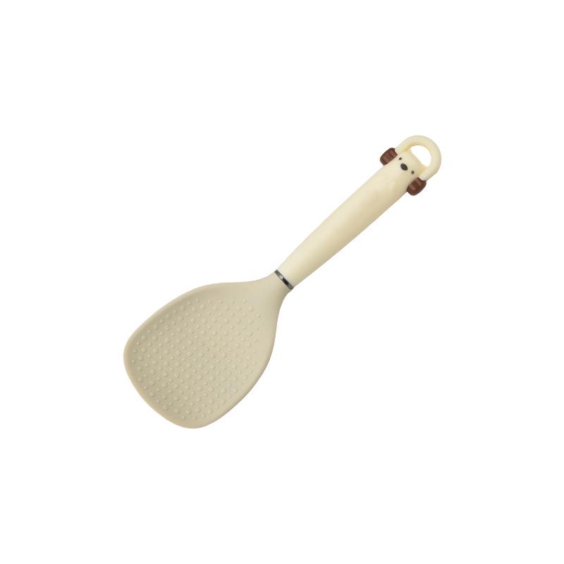 7-Piece High-Temperature Resistant Silicone Spatula and Wok Spoon Set