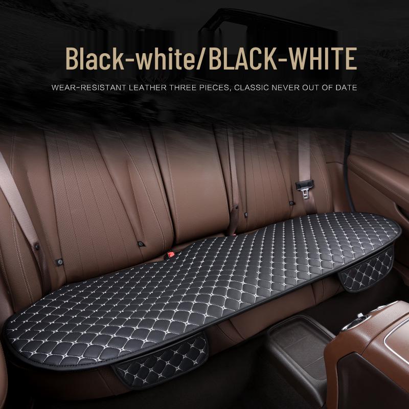Universal Leather Car Seat Cushion Set: Non-Slip, Ergonomic, Four-Season Use for Five Seats