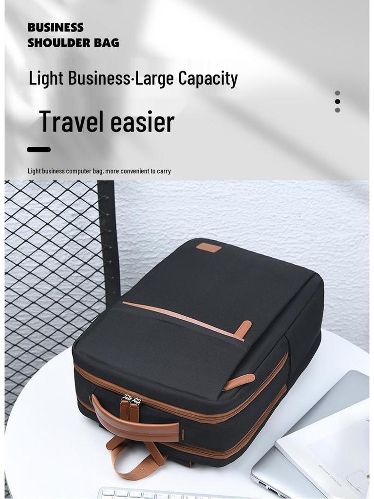 Men's High-Capacity Versatile Backpack for Commuting, Outdoor Leisure, and School.