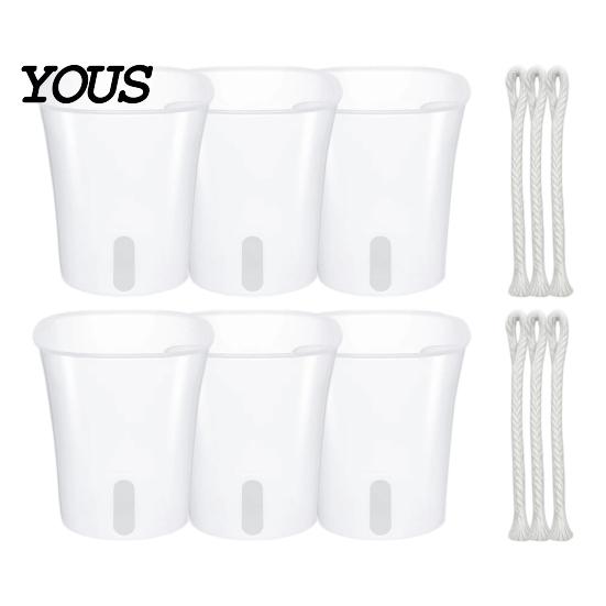 Self Watering Pots for Indoor Plants Plant Plants, Small Planters with Water Level Indicator, Clear Gardening Pothos Inner Cup, Drainage