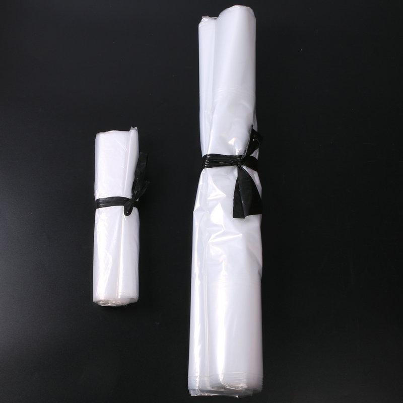 

In Stock: Transparent High-Pressure PE Flat Pocket Moisture-Proof Square Bottom Bag PVC Plastic Film