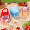 Insulated Lunch Bag for Kids with Water Bottle Pocket Cute School Student Lunchbox Bag Girls Boys Portable Food Storage Bag Tote