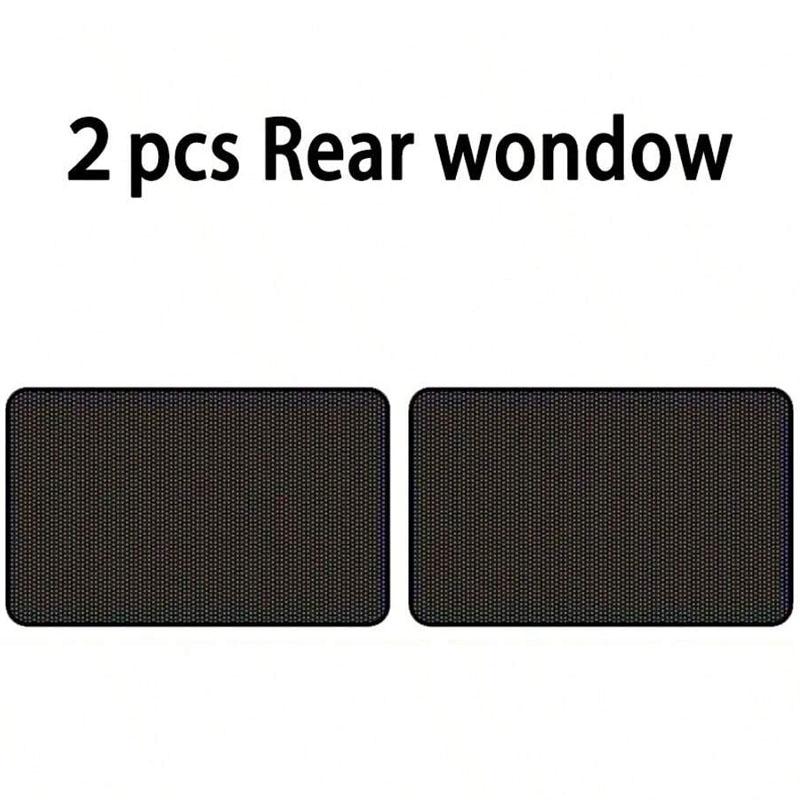 4 Pieces Magnetic Car Sun Blinds - Ultra Slim, UV & Thermal Insulation, Telescopic Side Window Sunshades, Mosquito Proof, Partia