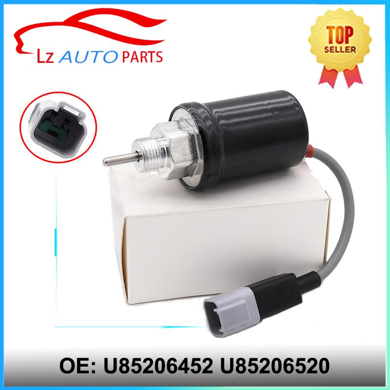 12V Fuel Shut Off Solenoid Valve U85206452 U85206520 for Perk Engine 402D 403D 404D 404C 40 Stop Shutdown Solenoid