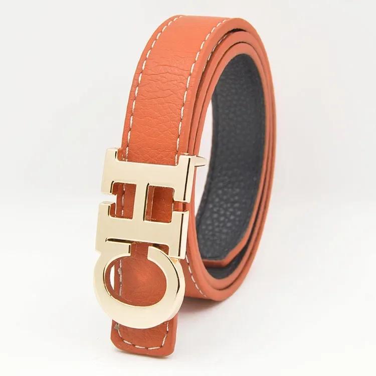 2025 Fashion Business Neutral Waist Alloy Letter Buckle Paired with Suit Pants Windproof Jacket Decoration Women's Waist Belt