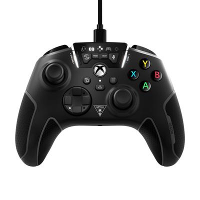 Turtle Beach Controller Kabelový USB Xbox Steam Gamepad pro Windows PC Zadní tlačítka Předvolby EQ Vylepšení kroku Vylepšení bočního tónu Nastavení zaměření Černá Černá