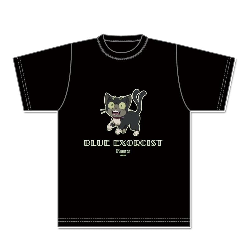 

Blue Yuki no Kuro Petit Choco Graphic Exorcist Hata-hen T-shirt