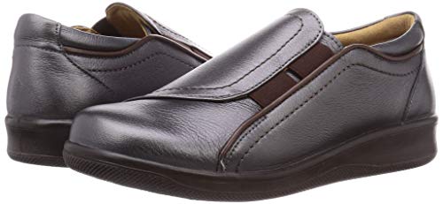 Spors SP2530 Women's Wide Walking Shoes, Medium Gray, 22.5 cm, 3E