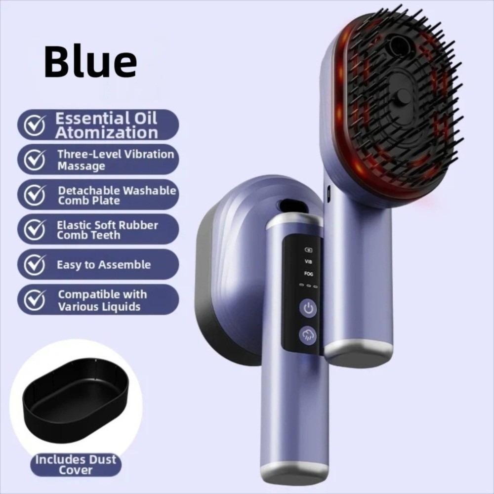 Hair Care Electric Spray Hair Brush Anti-Frizz Large Tank 2-In-1 Misting Hair Brush Household