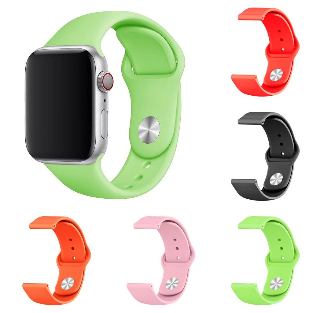 Silicone Wrist Replacement Bracelet Sport Band Strap For 42mm 38mm
