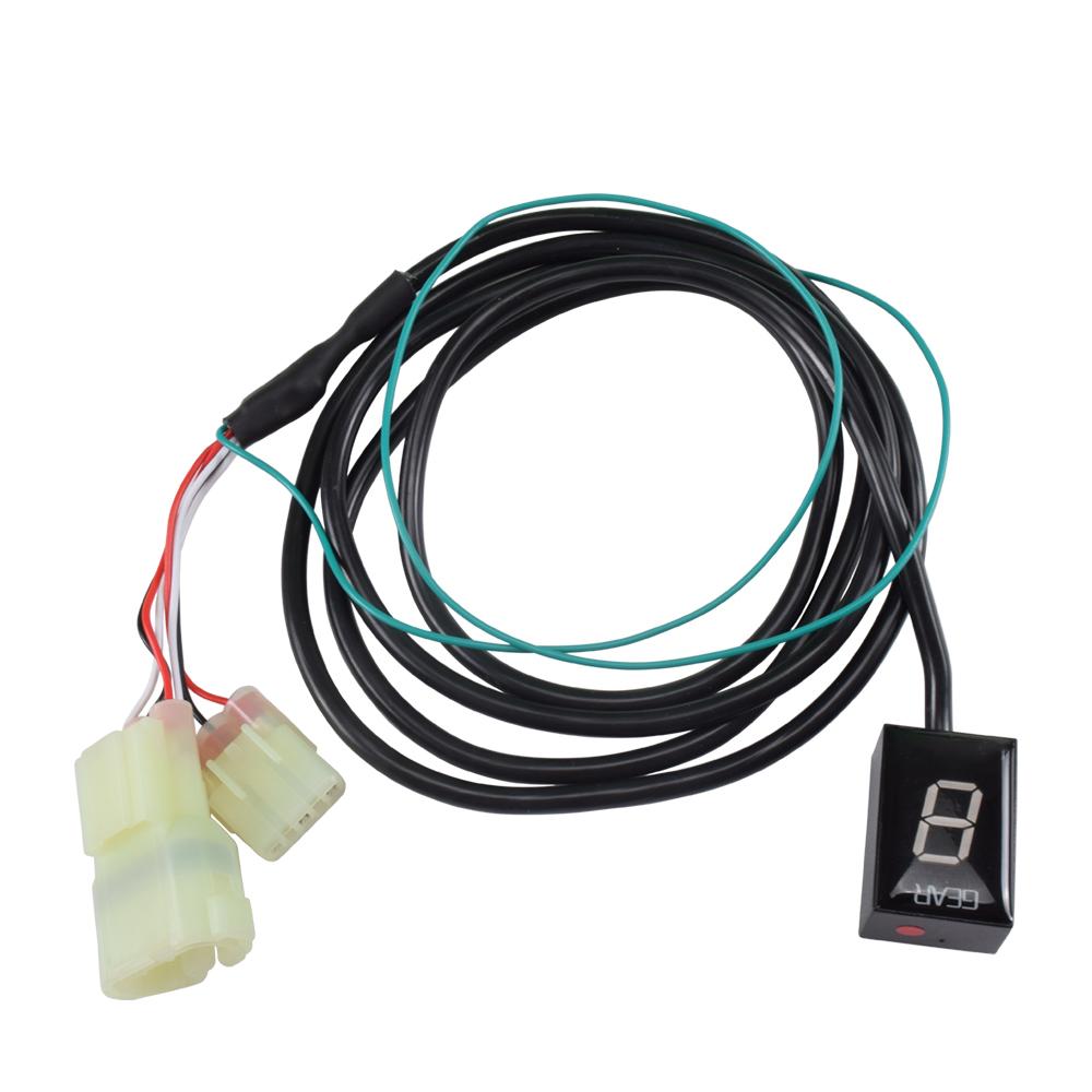 For Suzuki XF650 Freewind 1997 to 2004 For Quadzilla XLC500 All Years Motorcycle Gear Indicator 1-6 Digital Gear Meter