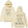 Weezer Band Tour 2026 Hooide Moda Uomo Donna Hip Hop Felpe con Cappuccio alla Moda Manica Lunga Abbigliamento Oversize Casual Felpa con Cappuccio