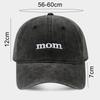 Adjustable Embroidery Baseball Cap Dad Mom Sunscreen Hats  For Man Women