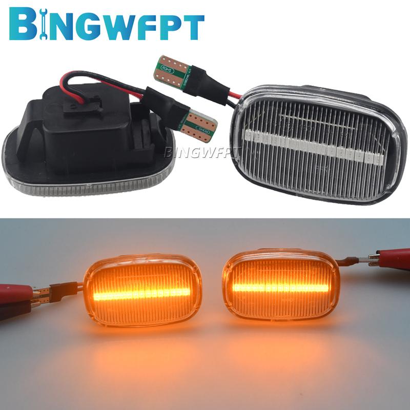 LED Dynamic Side Marker Turn Signal Light For Toyota Celica T20 23 Corolla Caldina Avensis Starlet Prius Fielder Verso Runx MR2