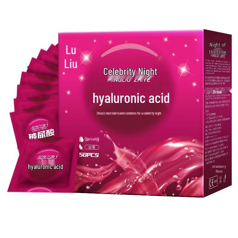Celebrity Ultra-Thin G-Spot Hyaluronic Acid Lubricated Condoms