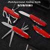 Stainless Steel 5/7/9/11 IN1Multi Folding Knife  Installation Outdoor Pocket Knife Pliers Camping Survival Knife Tool