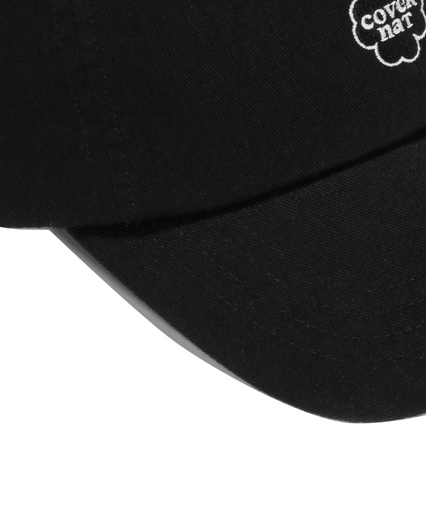 COVERNAT WOMAN Clover Heart Small Logo Ball Cap Black