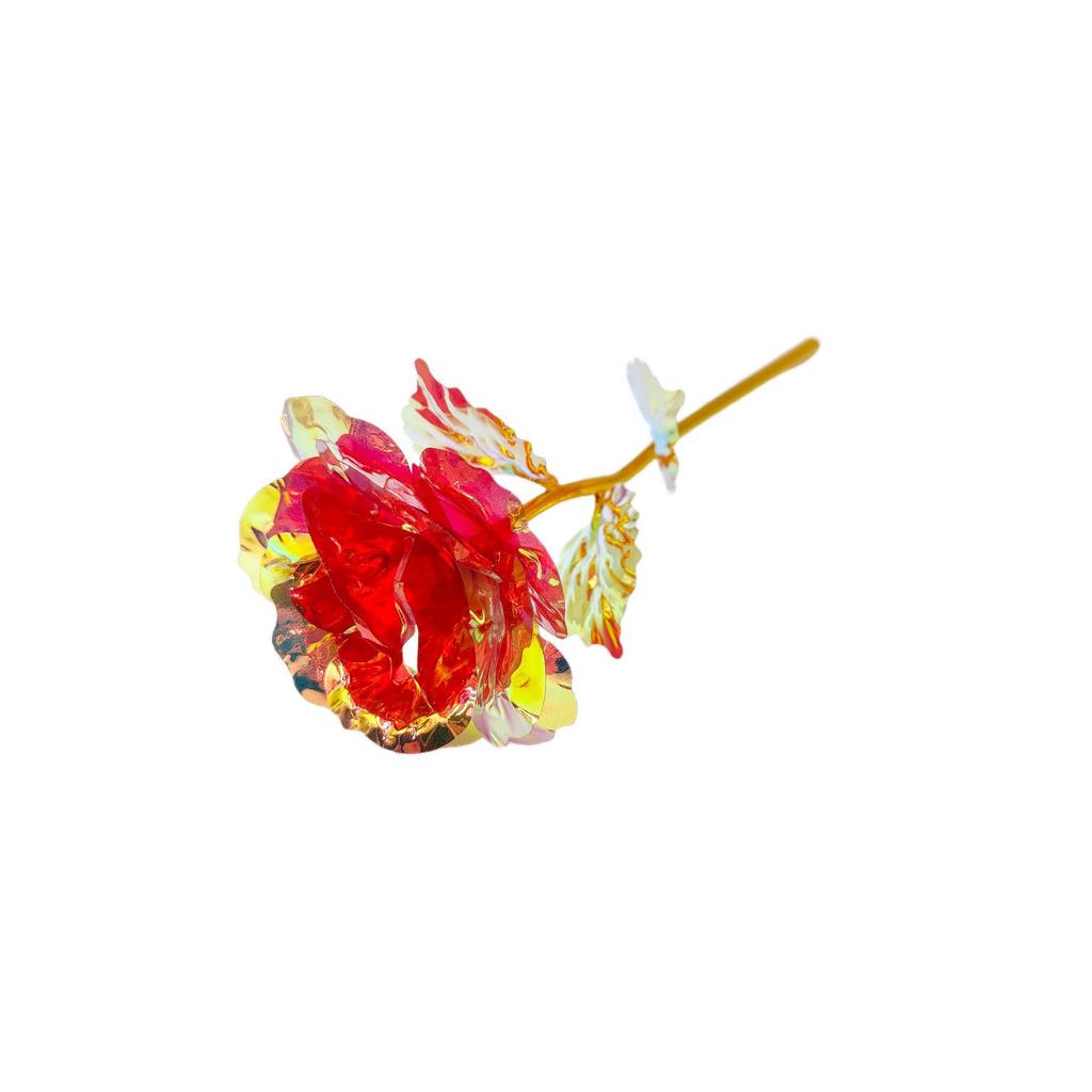Multicolor Gold Foil Rose - Romantic Gift for Mother's Day, Valentine's Day, Women's Day