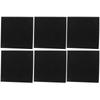 6Pcs SoundAbsorbing Board Acoustic Polyester   Soundproof  proof Silencer Panels(Gray )