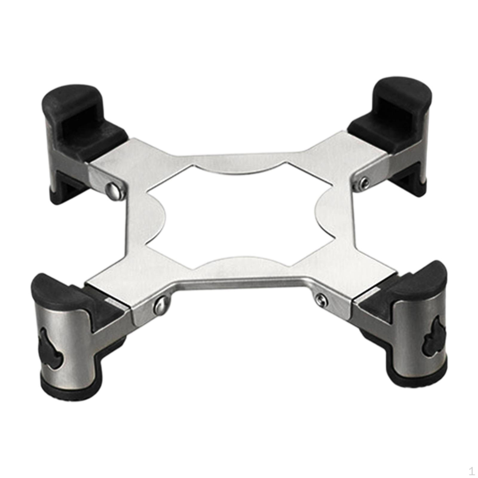 

Camp Furnace Rack Bottom Support Leg Lightweight Firewood Stand Bracket for Hiking Beach 15.5cmx15.5cmx3.2cm
