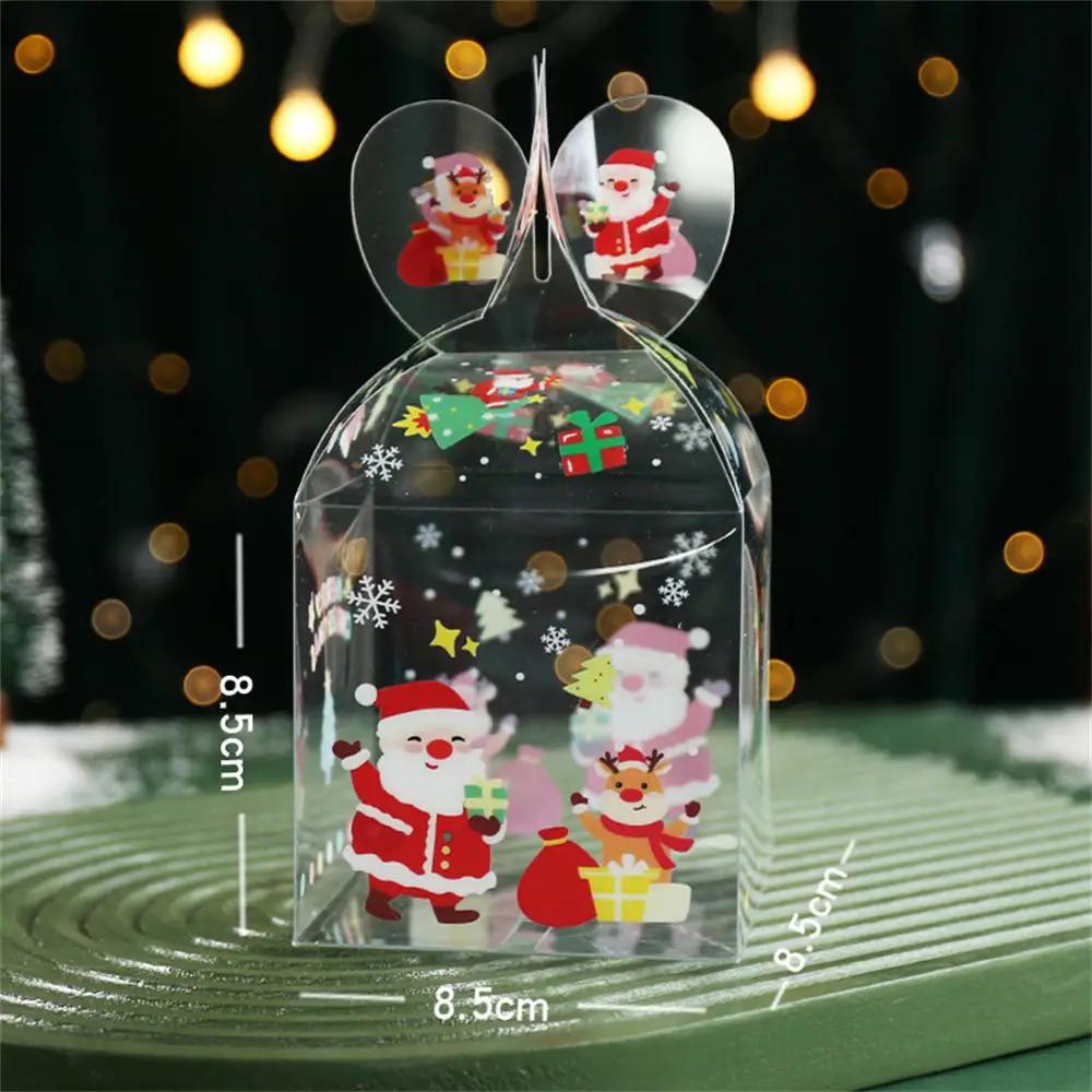 Christmas Round Gift Boxes Ball Shaped Tinplate Xmas Tree Hanging Ornament Christmas Candy Jar Cans New Year Navidad Decorations