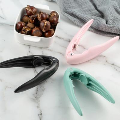 Chestnut Clamp Walnut Pliers Nut Sheller Automatic Rebound Chestnut Clamp Non-slip Chestnut Knife Bottle Opener Kitchen Gadgets