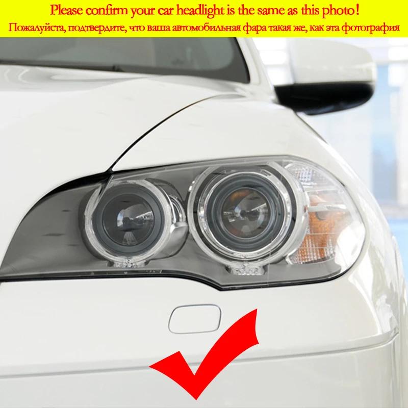 high quality DRL Angel Eyes LED RGB CCFL SMD headlight 4 ring set For BMW X5 e70 2007 2008 2009 2010 2011 2012 2013 accessories