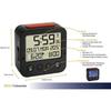 Radio-réveil - tfa - bingo - noir - 81 mm x 81 mm - alarme progressive
