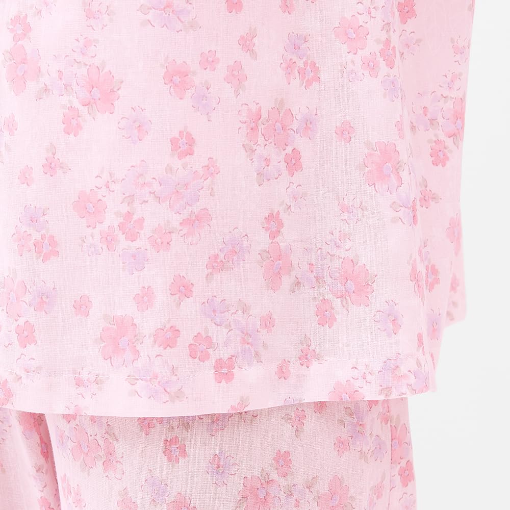 Gunze Long Sleeve Pants Elastic Holes in Sleeves and TP2205 Women's (with Legs), 100% Cotton, Xylitol-Treated,