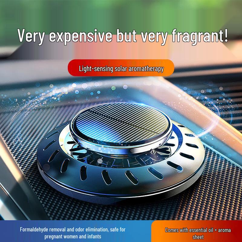Solar Powered Car Air Freshener Diffuser