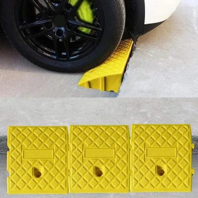 Lightweight Car Threshold Ramp Plastic Anti-Slip Wheel Chock Bike Accessories Curb Ramp  Sidewalk