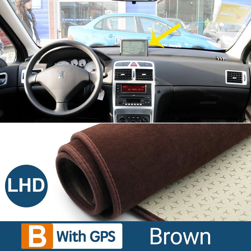 

Автомобильные аксессуары для Peugeot 307 2004 2005 2006 2007 2008 2009 2010 2011 2012 2013 Защитная накладка на приборную панель, защищающая от света, коврик с защитой от ультрафиолета