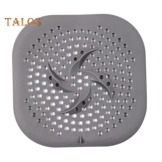 Raccogli-capelli in silicone per scarico doccia, resistente, protezione per scarico per bagno, cucina, lavanderia, facile da pulire, design antiscivolo, accessorio per doccia.