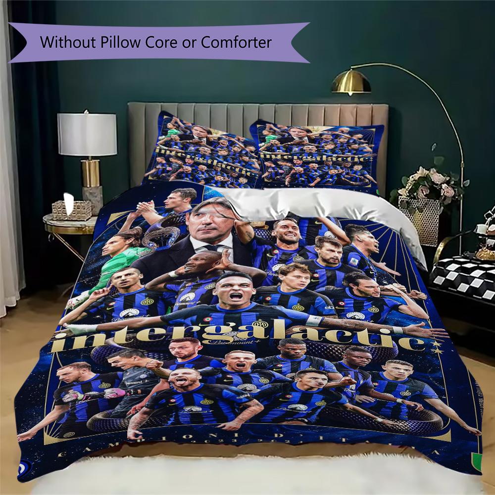 Famous F.C. Internazionale Milano football player Lautaro Martínez Home Decoration Soft Bedding Down Pillowcase Duvet Cover (without core) L10