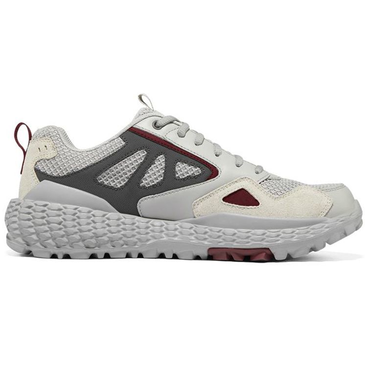 Skechers Baskets pour homme Monster Mesh Cuir Synthétique Confortables Amortissantes Durables Basse Top Gris Clair 237279-LTGY