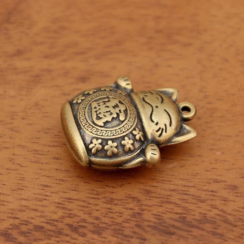 Stjernetegn Hest Fem Keisere Pengeanheng Lykkekatt Nøkkelring Kinesisk Feng Shui Mynter Nøkkelring Bringer Velstand Lykke