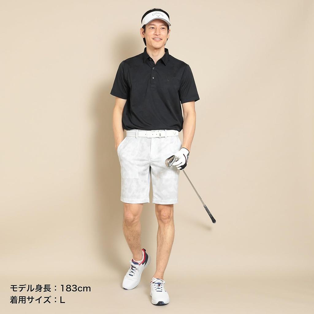 Shorts Sweat Quick Golf C24127105 [Callaway] Men's (Imparted Print, Wicking, Drying) / / 1020_Gray