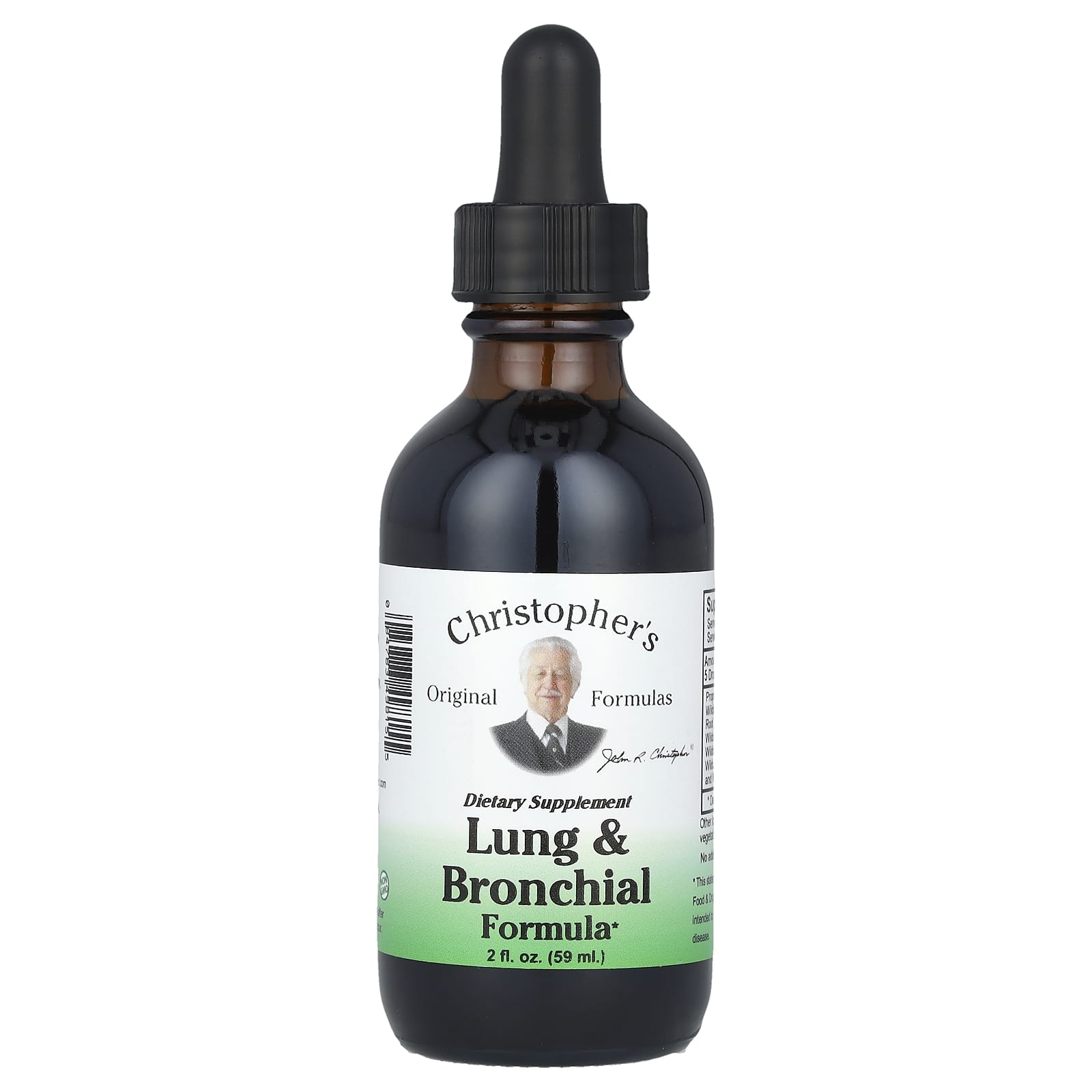 

Christopher s Original Formulas, Lung and Bronchial Formula, 2 fl oz (59 ml)