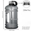 2.2L/73OZ Half Gallon Water Bottle Large Leak Proof Sports Ton Cup with Handle Plastic Drinking Water Container for Gym Outdoors