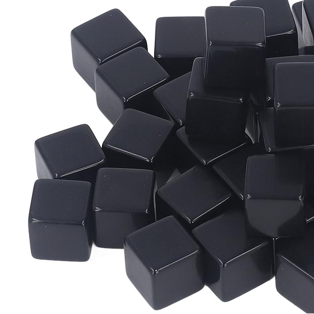 50Pcs     Dice Small Write On Wipe Off Dice for Board Games Digital Teaching