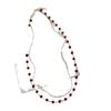 Simple Light Luxury Agate Beaded Double-Layer Stacked Necklace Female Personality Fashion Elegant Versatile Neck Chain Sweater Chain