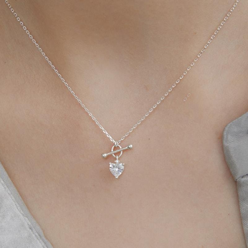 

Primaute [SILVER925]Cupid Heart Necklace ONE(PRN298)