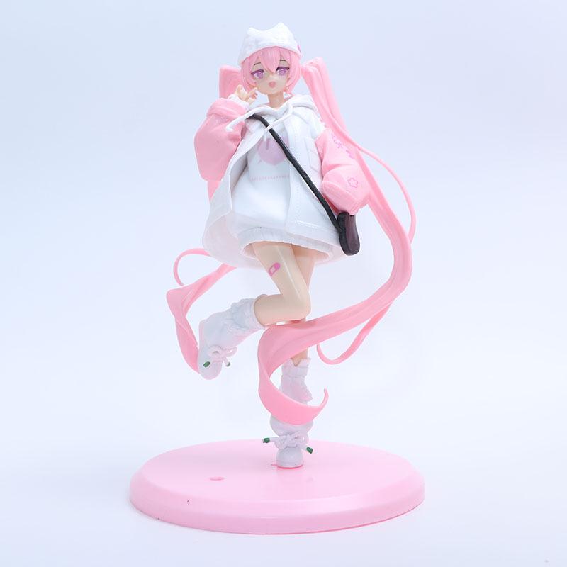 Sakura Blossom Hoodie Hatsune Miku Figurine: 3 Poses