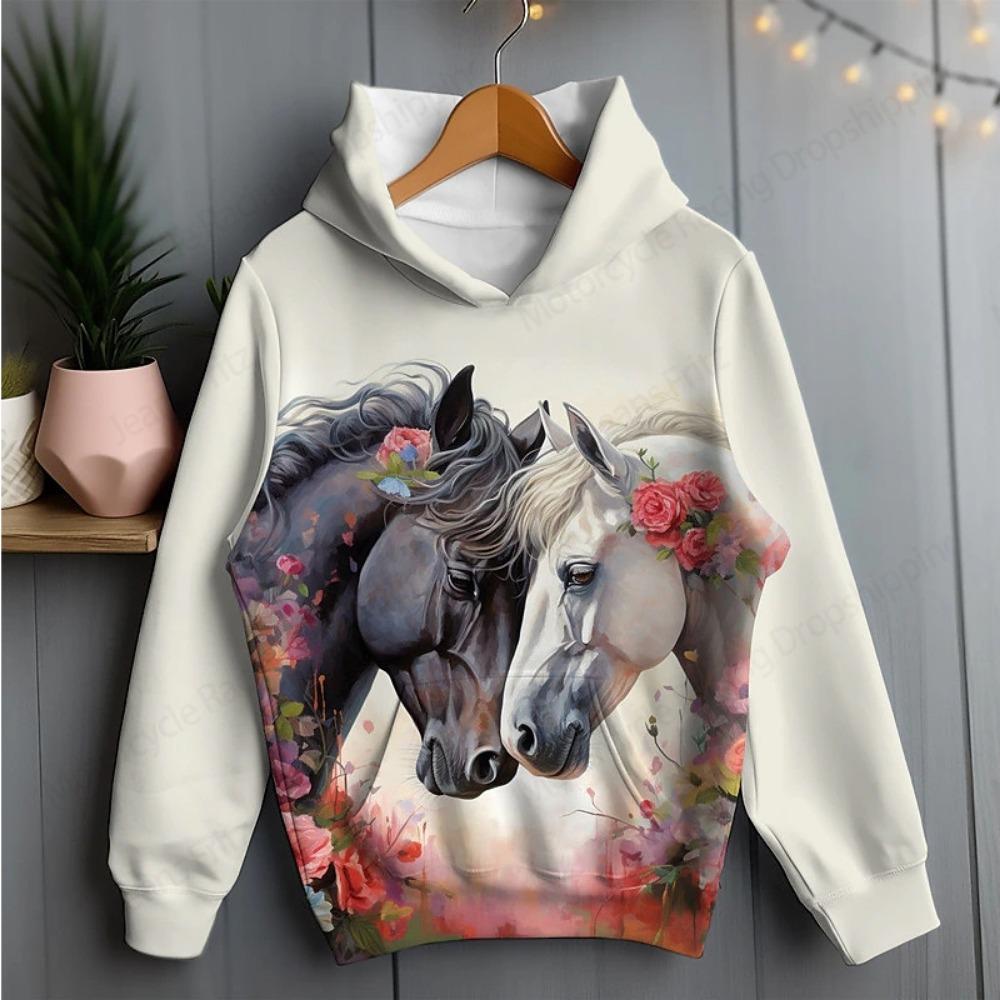 Animal Sweatshirt Funny Chicken Squirrel Horse Rabbit 3d Print Hoodie Men Women Fashion Oversize Hoodies Women Sweat Street Coat