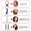 Professional 5-in-1 Hair Dryer Brush Curling Iron with Fast Heating Diffuser & Comb Attachments for Hair Styling