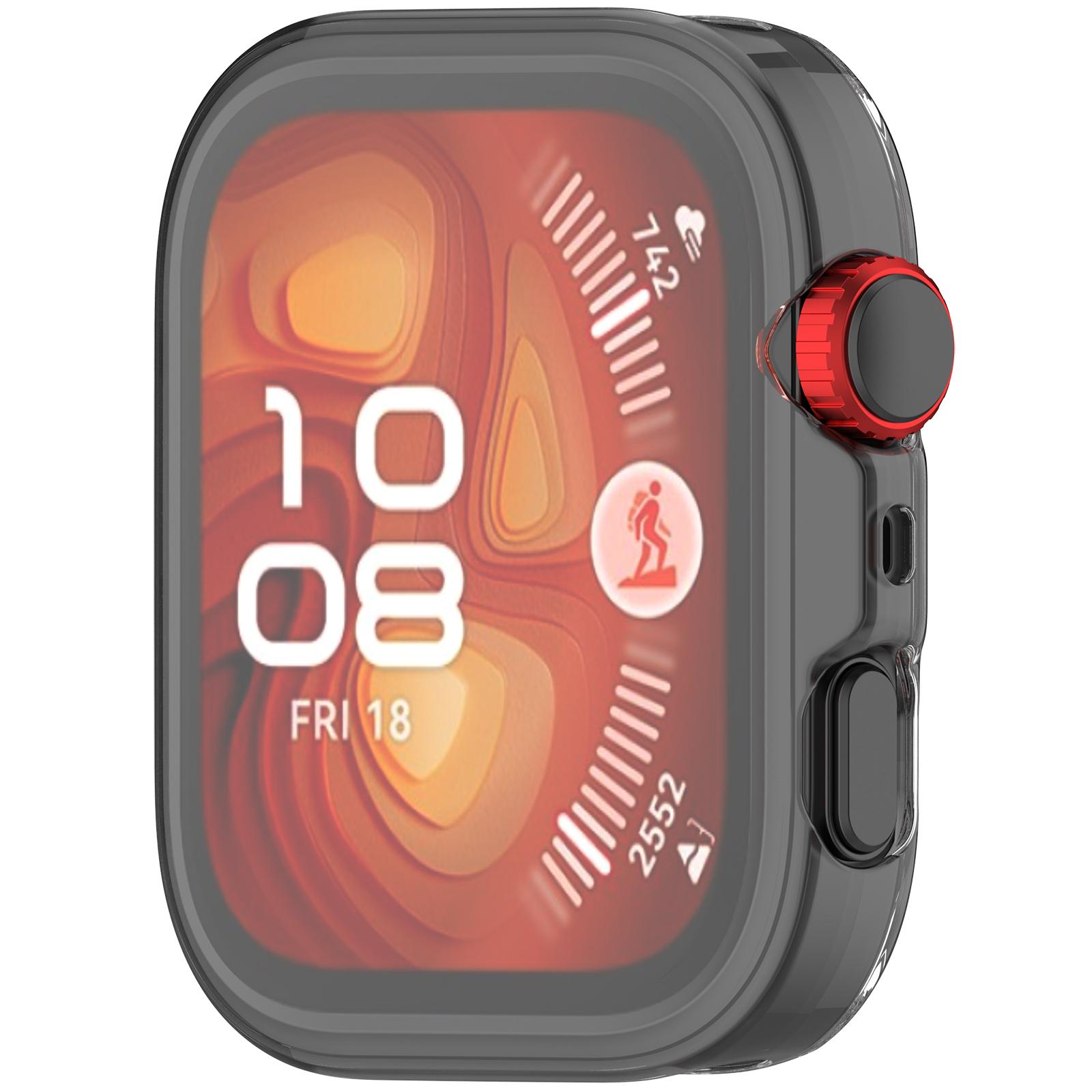 Мягкий TPU Чехол-Бампер Защитная Пленка на Экран Полная Рамка Для Huawei Watch Fit 4 Pro/Fit4 Умные Аксессуары For Fit 4 чистый