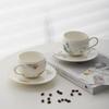 Luxury Ceramic Coffee Cup & Saucer Set - Fresh and Stylish Mug