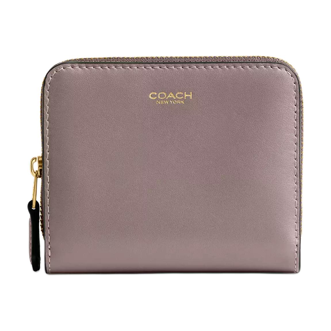 

Coach Billfold Wallet 11 Brand Logo Calfskin Wallet Women wallet Gray CW564-B4AH Gray