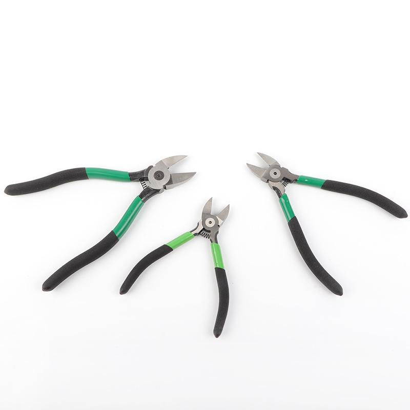 Diagonal Cutting Pliers Scissor Style Electrician Side Cut Pliers High Hardness Thin Edge Manual Hand Steel Durable Use Workshop