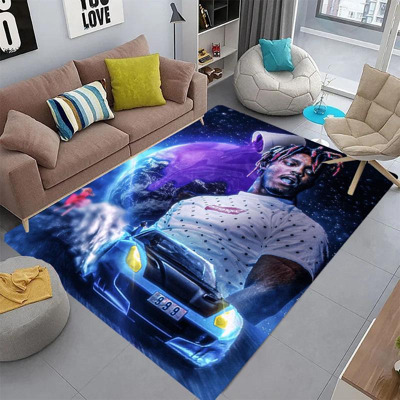 Juice Wrld: Legacy Sound Carpet Suitable for All Seasons Living Room and Bedroom Mats Art Bathroom Mat Office Chair Cushion